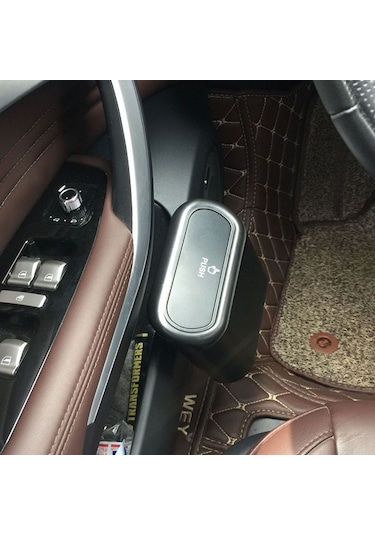 Ally Portatif Çok Fonksiyonlu Araç Çop Kutusu Siyah