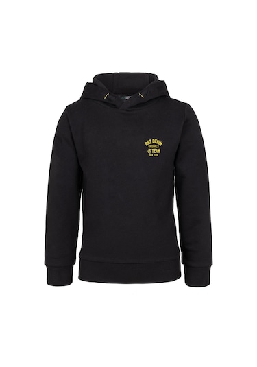 Brz Kids Baskılı Erkek Çocuk Sweatshirt Hoodie-siyah Siyah