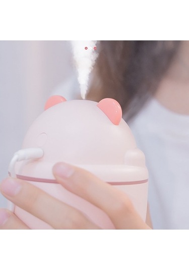 Dancemonkey Mj013 Usb Mini Hava Nemlendirici Ev Masaüstü Araba Aroma Difüzör Pembe, Hızlı Nemlendirme