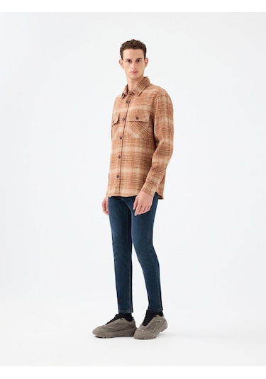 LOFT Relax Fit Erkek Gömlek U.kol Lf2040992 Q1.v1 Ginger