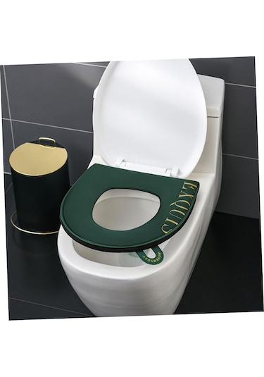 Pcs Zarif Tuvalet Kapak Kapağı Koyu Yıkanabilir Esnek Tuvalet Koltuğu Ped Ev Dekor Koyu Mavi