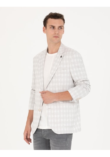 Pierre Cardin Erkek Açık Gri Ceket 50267015-vr001 Açık Gri