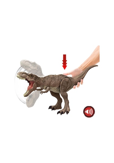 Jurassic World Saldırgan T-rex Figürü Hxf53