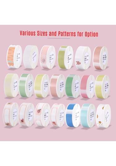 Aubyhe Termal Etiket Kağıdı Rulo - 12x40mm, 160 Adet, 4.5cm Çaplı, Isı Hassas Etiket Sticker 1 Rulo