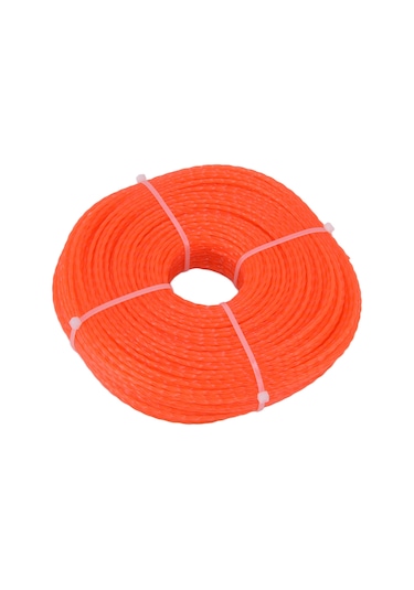 Geeroyoo 2.4mm 120m Nilon Pimzmiş Ağır Kırmızı Biçme Tel Spoli - Husqvarna, Ryobi, Stihl Uyumlu - Dayanıklı, Yüksek Verimli Bahçe Bakımı Aksesuarı