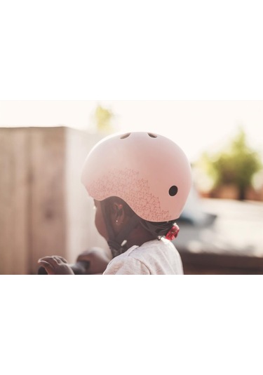 Scoot And Ride Helmet Reflective Bebek Kaskı Xxs-s Pembe 181206-96496