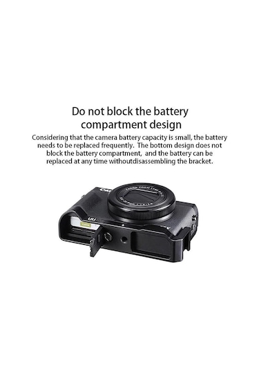 Uurig R016 Canon  G7X III Vlog Metal L Bracket