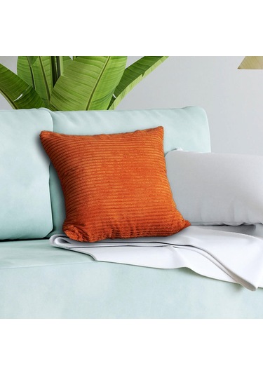 Homyl Kadife Yastık Kılıfı, Atma Kılıfı 18x18 Inç/45x45 Turuncu