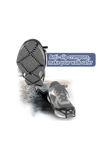 Vkemall Kar Ve Yağmurda Kaymaktan Koruma: Dayanıklı Kauçuk Ve Mangan Çelik Montajlı, 35-43 Numara Uyumlu Kaymaz Ayaklık Izgaraları