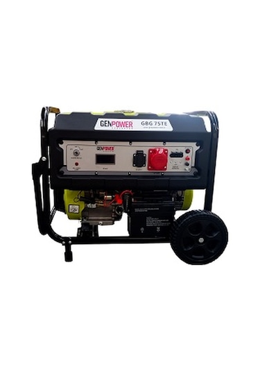 Genpower GBG 75 TE Model 7.5 KVA Benzinli Marşlı Trifaze Jeneratör