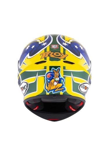 Suomy S1-Xr Gp Troy Baylıss Edıtıon 2005 Kapalı Kask Sarı - Mavi