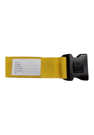 Tarix Valiz Kemeri Uzun Boy ,extra Kilitli Ve Etiketli 2 Adet Sarı