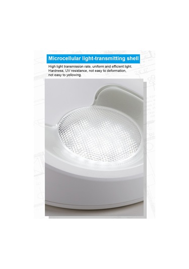 Suofeng Dış Mekan Güneş Enerjili Radar Sensörlü Ip65 Su Geçirmez Duvar Lambası - Beyaz Kasa Beyaz Işık Beyaz