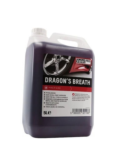 Valet Pro Dragons Breath - Demir Tozu Sökücü 5 Lt
