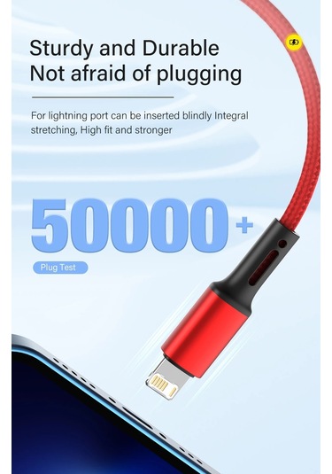 Hızlı Şarj Usb Kablosu İphone Uyumlu 13 12 11 Pro X Max 6 6s 7 8 Artı İpad Mavi 0.25m