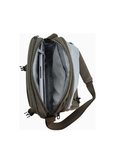 Discovery Downtown Sürdürülebilir Laptop Messenger Çapraz Çanta Haki 1