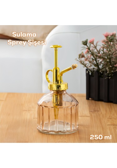 Perotti Vintage Cam Bitki Sulama Şişesi 250 ML Pembe