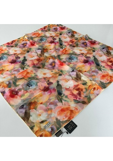 Zer Organik Pamuk Soft Eşarp Ldd6106-63201 Çok Renkli