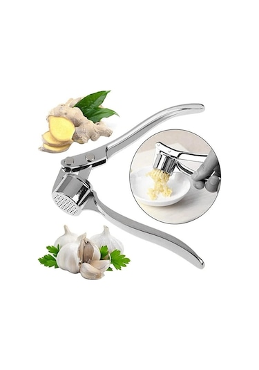 Toptanfoni Paslanmaz Çelik Sarımsak Ezici Pratik Sarımsak Ezeceği Metal