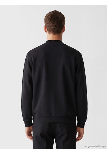 Lc Waikiki Antrasit Dik Yaka Erkek Fermuarlı Sweatshirt