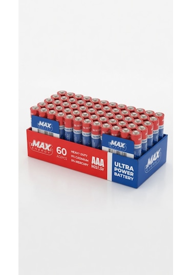Maxx 60 Adet Aaa R03 İnce Pil 1.5 V