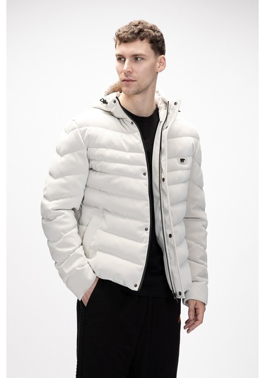 Bad Bear Erkek Polar Barcelona Mens Coat 25.02.15.002 Beyaz