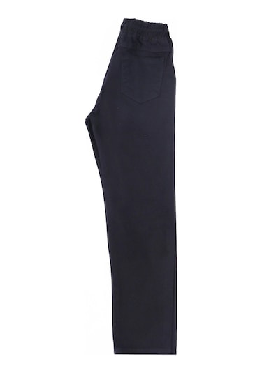 Hçm Çocuk Unisex Okul Pantolonu Beli Lastikli Siyah