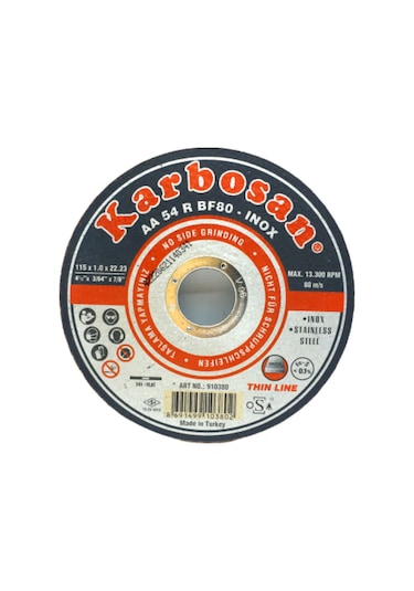 İnox Metal Kesici Disk 115mmx1.0x22 5440