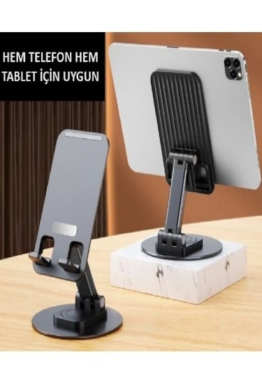 360 Dönebilen Telefon Tutucu Katlanabilir Tablet Tutucu Masa Üst