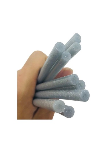 Venturemart Renkli 7 Gümüş Simli Sıcak Tutkal Çubukları Yapıştırma Tabancası El Sanatları Tele