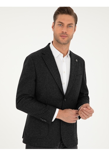 Pierre Cardin Erkek Antrasit Ceket 50291937-vr006 Antrasit