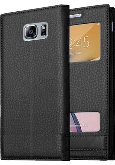 Samsung Galaxy Note 5 Uyumlu Pencereli Kapaklı Magnum Kılıf