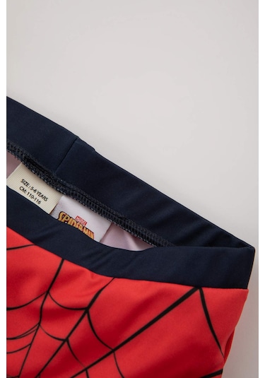 Defacto Erkek Bebek Marvel Spiderman Deniz Şortu Z6770A223HSRD93 Kırmızı