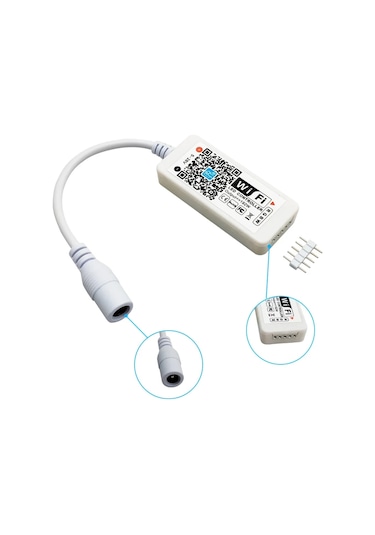 5v-24v Wifi Detekli Rgbw Şerit Led Kontrol 5 Pin
