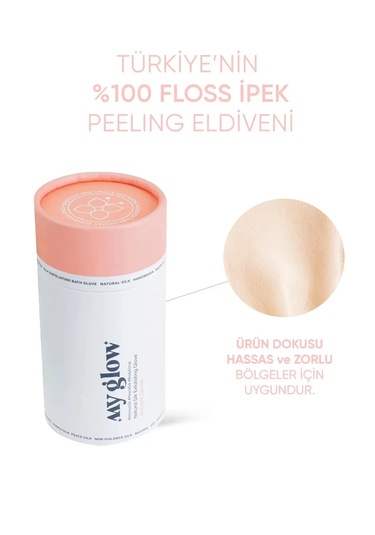 Yavruağzı Floş Ipek Lastikli Vücut Yüz Kesesi Banyo Duş Peeling