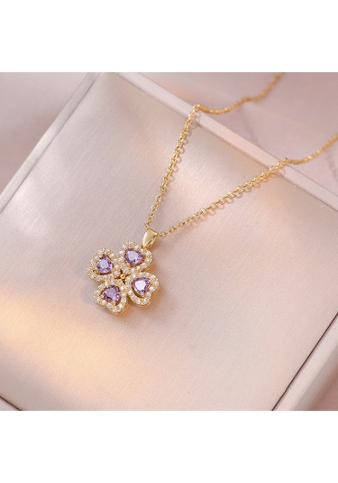 Bayan Kolye: Moda Estetiği Titanyum Çelik Kolye No.116 Çok REnkli