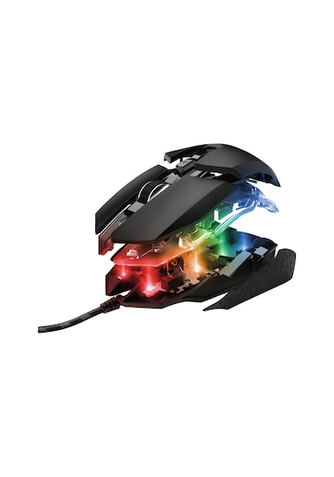 Trust 23645 GXT 950 Idon Kablolu RGB Optik Oyuncu Mouse