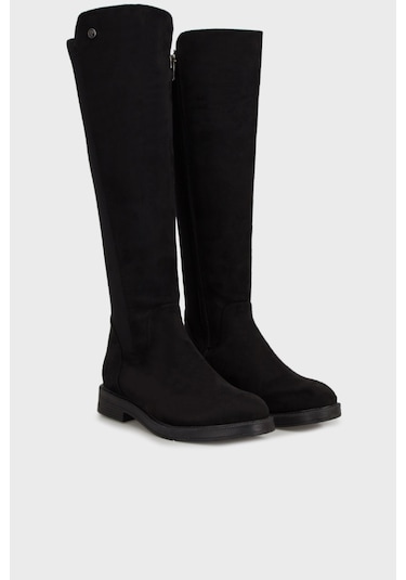 Pierre Cardin Bayan Çizme Pc52066 Siyah Süet Siyah Süet