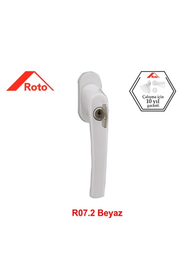 Rtl Kilitli Pencere Kolu 43mm Gümüş