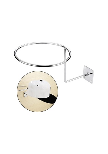 Trendooze Tutucu Topu Şapka Şapka Raf Organizatör İşlevli Ekran Duvar Çok Braketi Basketbol 145mm Ev