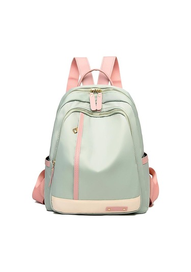 2023 Moda Oxford Kumaş Sırt Çantası Kadın Büyük Kapasiteli Baskı Sırt Çantası Seyahat Çantası Tide Black Siyah