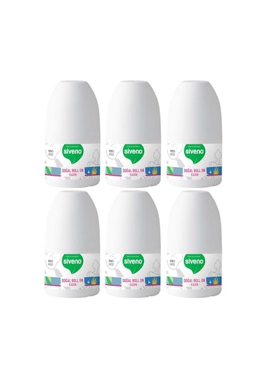 Siveno Doğal Roll-On Kadın 6 x 50 ML