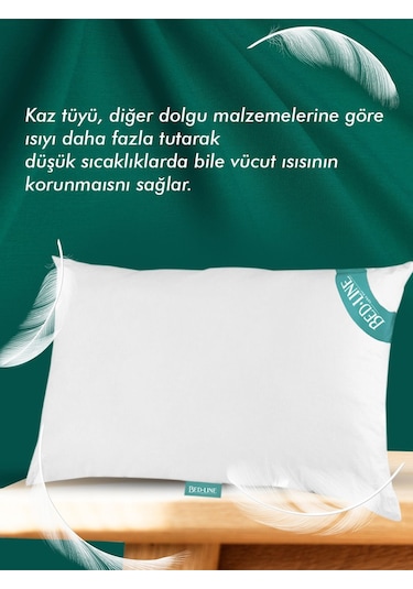Bedline Kaz Tüyü Piuma Yastık 50x70 Cm