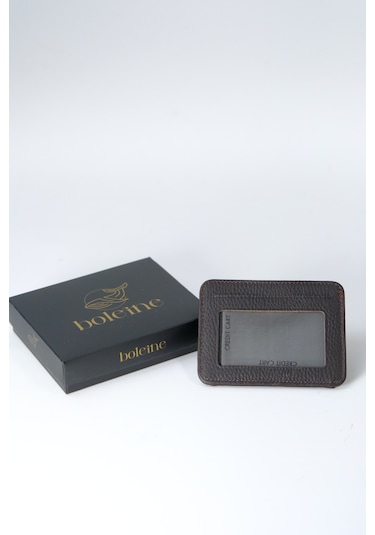 Boleine Unisex Deri Kartlık Ares Bl2003 Acı Kahverengi