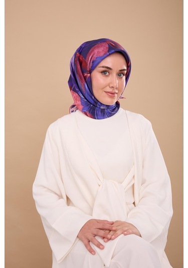 Silk Home Twill İpek Eşarp 11480-86 Morcivert, Saks, Pembe, Bordo, Mor