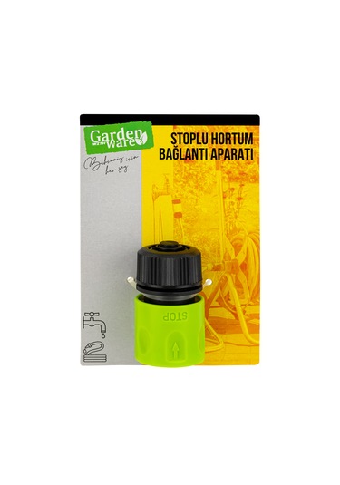 Garden With Ware Hortum Bağlantı Aparatı - Stoplu Diğer
