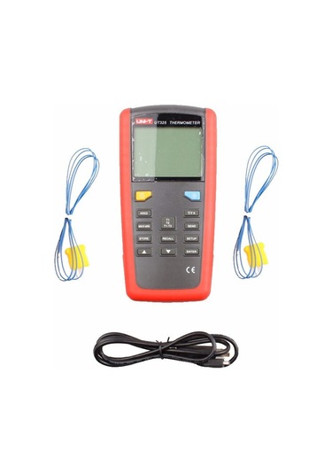 Uni-t Ut 325 Çift Girişli K Tipi Proplu El Tipi Dijital Termometr