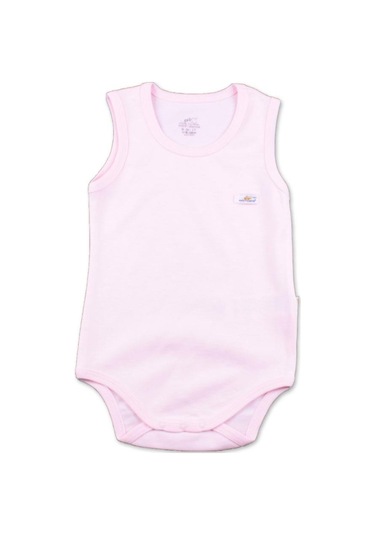 Albimini Minidamla Penye Askılı Body (2-4 Yaş) 43154 Pembe