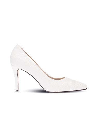 Deery Beyaz Kadın Stiletto Beyaz (539892231) Beyaz