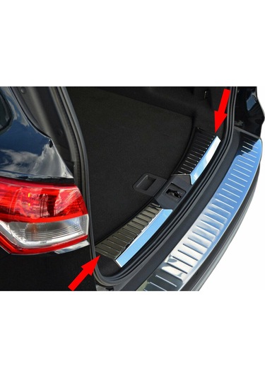Ford Kuga Mk2 Facelıft 2016-2019 Krom İç Bagaj Eşiği 2 Prç.